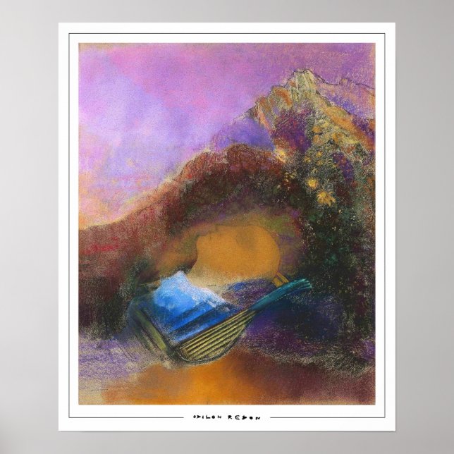 Odilon Redon Zedign Art Poster nr 639 (Framsidan)