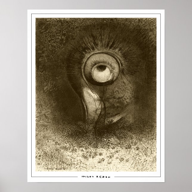 Odilon Redon Zedign Art Poster nr 675 (Framsidan)