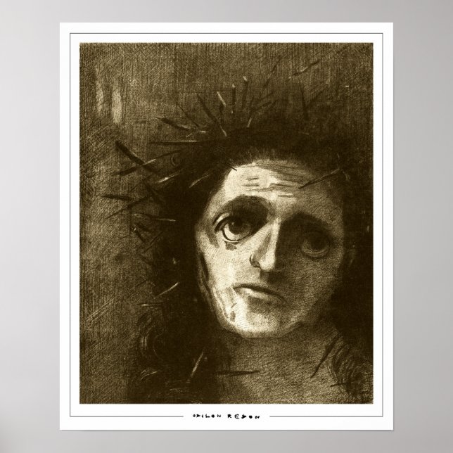 Odilon Redon Zedign Art Poster nr 740 (Framsidan)