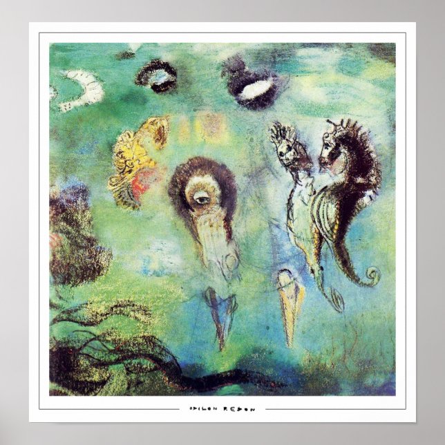 Odilon Redon Zedign konstaffisch #234 Poster (Framsidan)