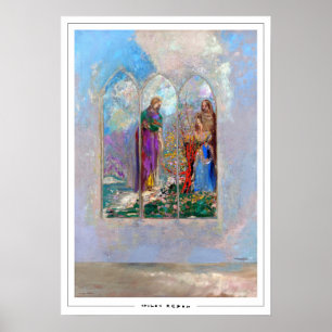 Odilon Redon Zedign konstaffisch #23 Poster