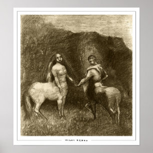 Odilon Redon Zedign konstaffisch #573 Poster