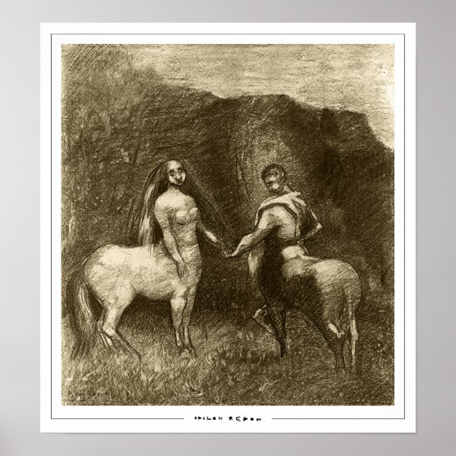 Odilon Redon Zedign konstaffisch #573 Poster (Framsidan)