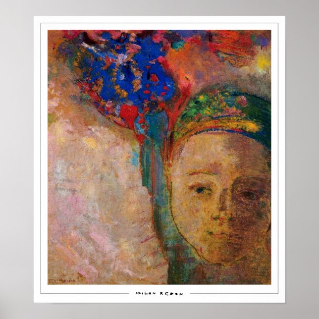 Odilon Redon Zedign konstaffisch #776 Poster (Framsidan)