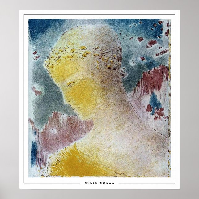 Odilon Redon Zedign konstaffisch #793 Poster (Framsidan)
