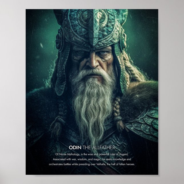 Odin, Allfather Poster (Framsidan)