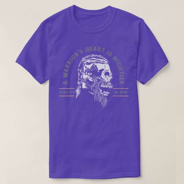 Odin Bearded Skeleton Viking  T Shirt (Design framsida)