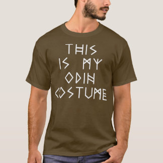 Odin Costume Halloween Nordic Mythology Lazy T Shirt