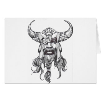 Odin den underbara Norseguden Hälsningskort