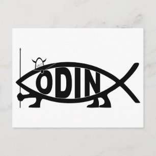 Odin Fish Vykort