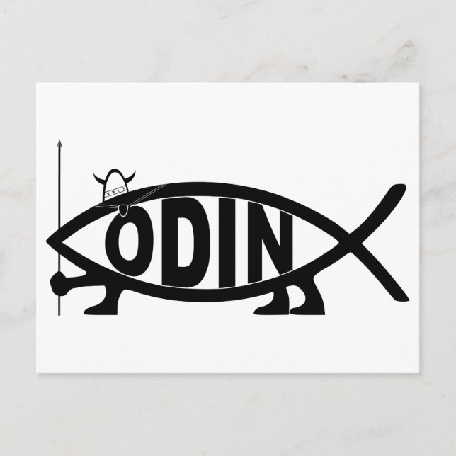 Odin Fish Vykort (Framsida)