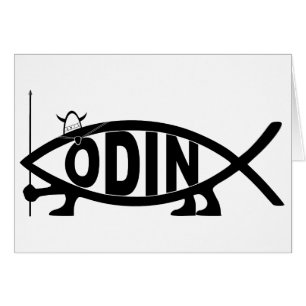 Odin fisk hälsningskort