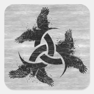 Odin, född fyrkantigt klistermärke