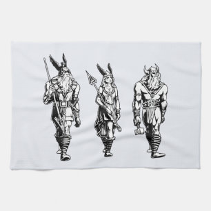 Odin, Freyja & Thor Kökshandduk