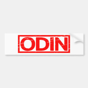 Odin frimärke bildekal