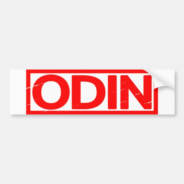Odin Frimärke Bildekal (Framsidan)