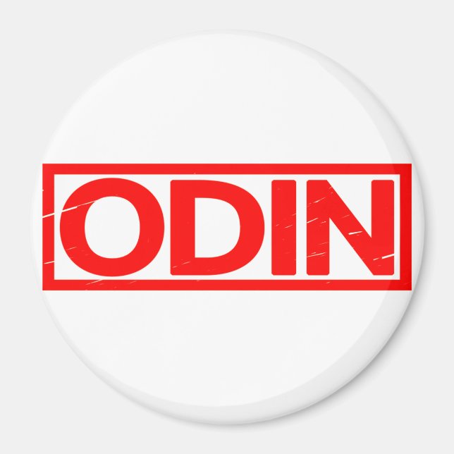 Odin Frimärke Magnet (Framsidan)