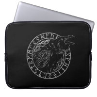 Odin Korpar Huginn Muninn Viking Runisk Cirkel