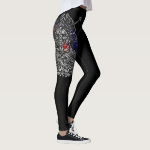 Odin korpars svärd Vikingmytologi Australiens flag Leggings