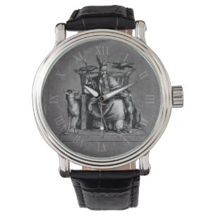 Odin korpens Vikingmytologi Valhall väntar Sten Armbandsur