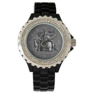 Odin korpens Vikingmytologi Valhall väntar Sten Armbandsur