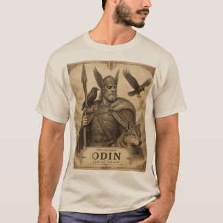 Odin Kung av Asgard Nordisk mytologi T Shirt