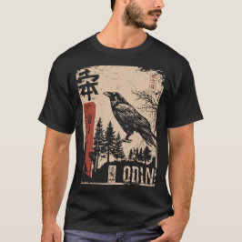 Odin Norse Gud Poster - Japanska Ukiyo-e Stil T Shirt