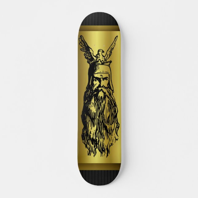 Odin - Norsegud Skateboard Bräda 20,5 Cm (Framsida)