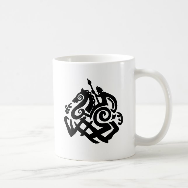 Odin och Sleipnir Kaffemugg (Höger)