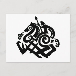 Odin och Sleipnir Vykort