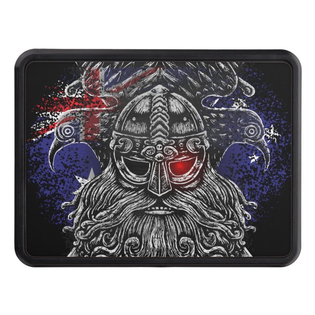 Odin ravens den Australien för svärdViking Dragkroksskydd (Framsidan)