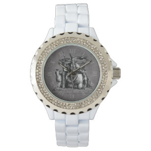 Odin ravens Viking Mythology Valhalla väntar på St Armbandsur