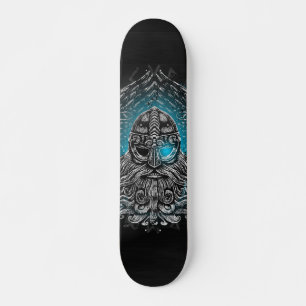 Odin ravensViking Mythology Valhalla väntar på Mini Skateboard Bräda 18,5 Cm