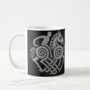 Odin Riding Sleipnir - Norse Mythology Viking Art Kaffemugg