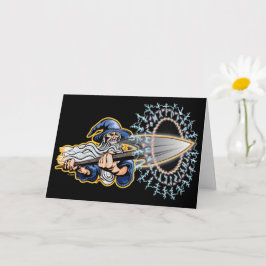 Odin - Runeblast - Greeting Card Kort