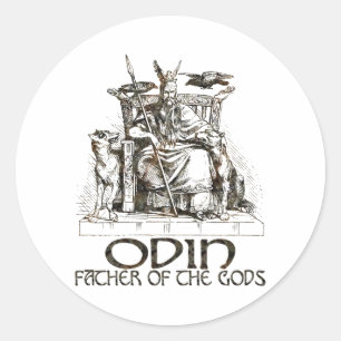 Odin Runt Klistermärke