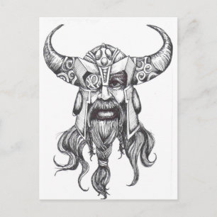 Odin Underbara Norse God Vykort