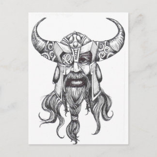 Odin Underbara Norse God Vykort