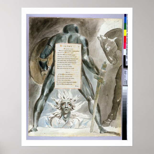 "Odins härkomst", design 81 från "Poems o Poster (Framsidan)