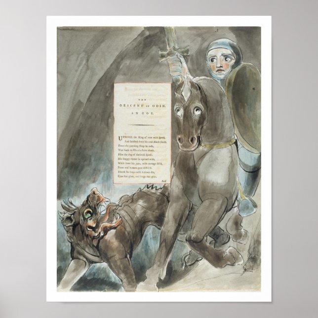 Odins härkomst, en Ode, från Poster (Framsidan)