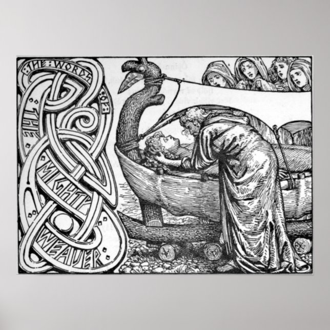 Odin's Last Words to Baldr Poster (Framsidan)