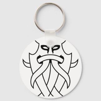 Odins maskstammar (svart skisserade) nyckelring