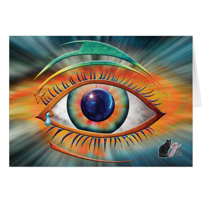 Odins Öga Hälsningskort (Framsidan Horizontal)