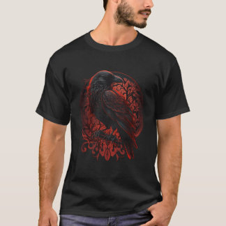 Odins Raven Northman Valhalla Norse Mythology T Shirt
