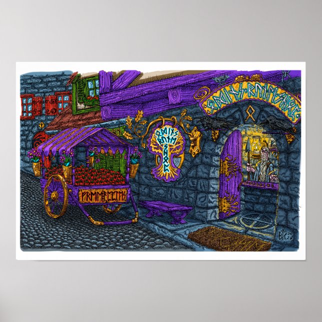 Odins Rune Shop - Poster (Framsidan)