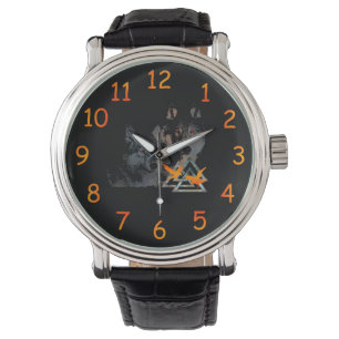 Odins varg- och Ravensklocka Armbandsur
