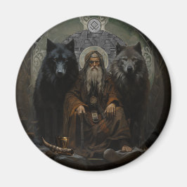 Odins Varger - Geri & Freki Magnet