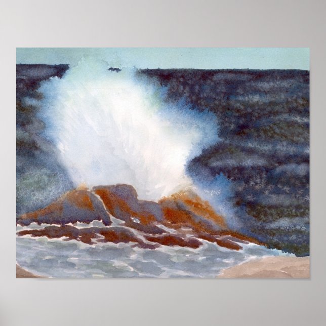 Odione Park Ocean Wave Poster (Framsidan)