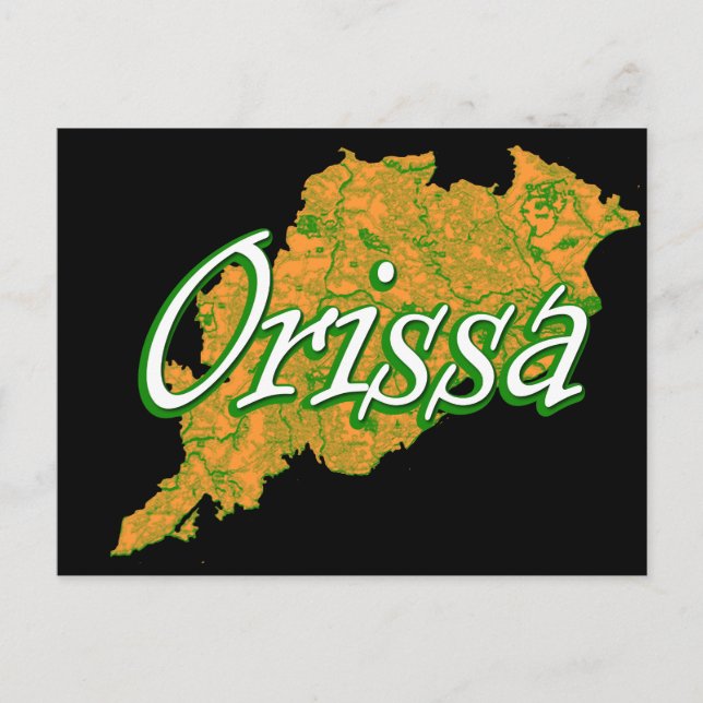 Odisha Vykort (Framsida)