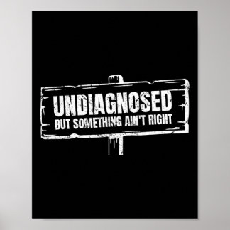 Odjdiagnostiserad Men Något Är Inte Rätt Roligt Ps Poster